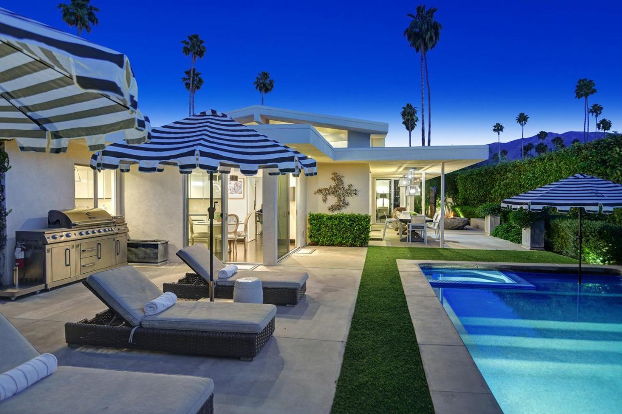 Canyon Palms Estate- Ultra-Luxe, Pool, Spa, Firepit, Outdoor Kitchen & More Palm Springs Dış mekan fotoğraf